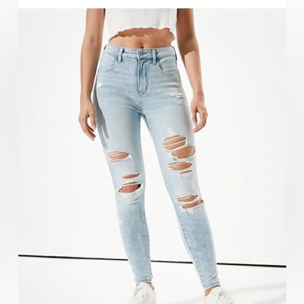 American Eagle Dream Jean Super high Rise Jegging 12 regular